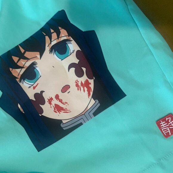 Jynwaye Anime Demon Slayer Muichiro Shorts, Large - Picture 3 of 5